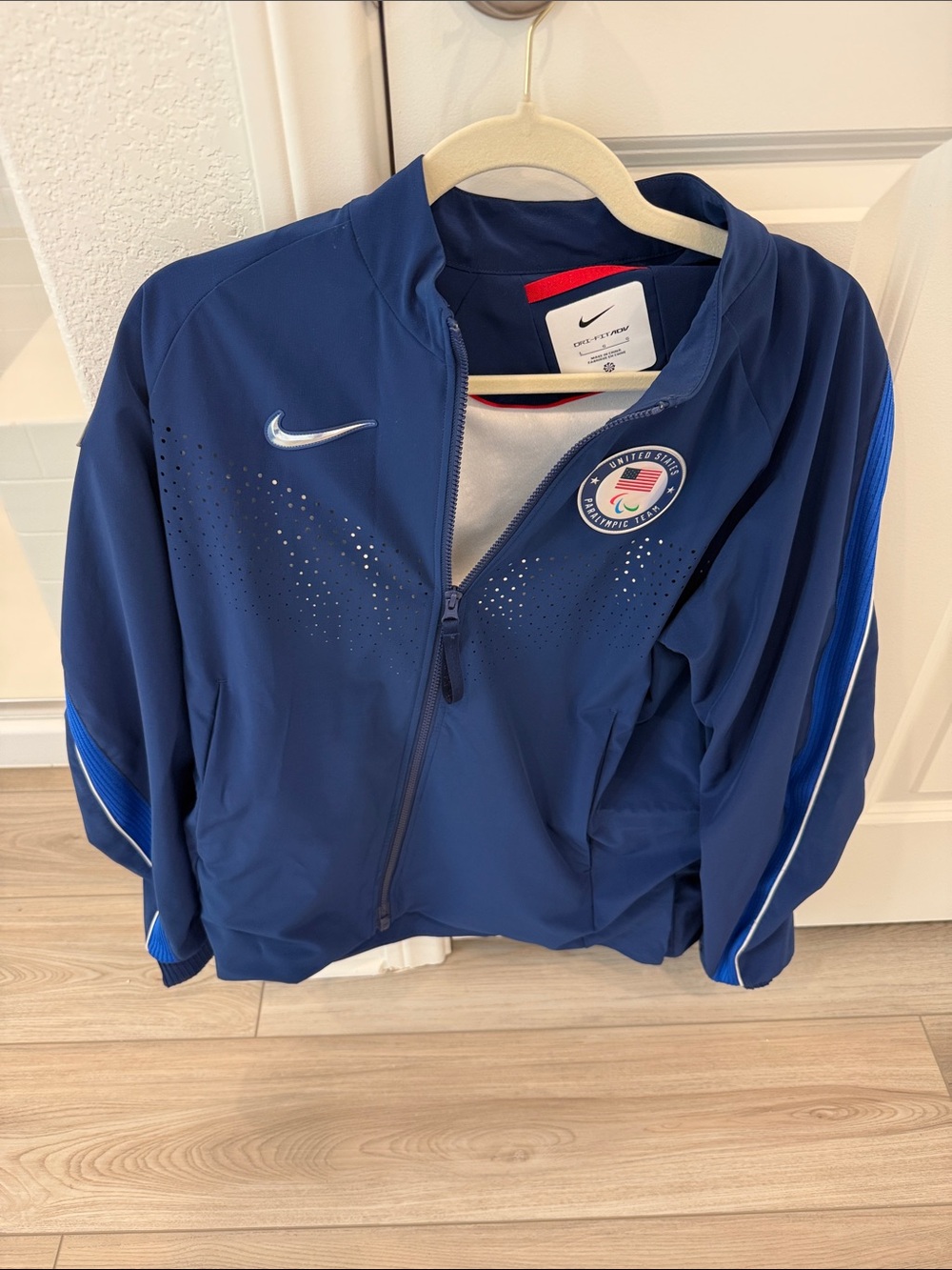 Nike Blue Team USA Olympic Windbreaker Jacket